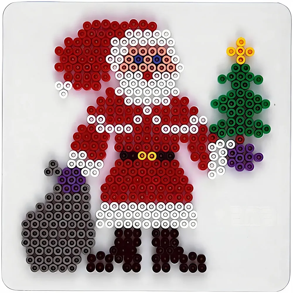 Hama B�gelperlen Steckplatte - Weihnachtsmann