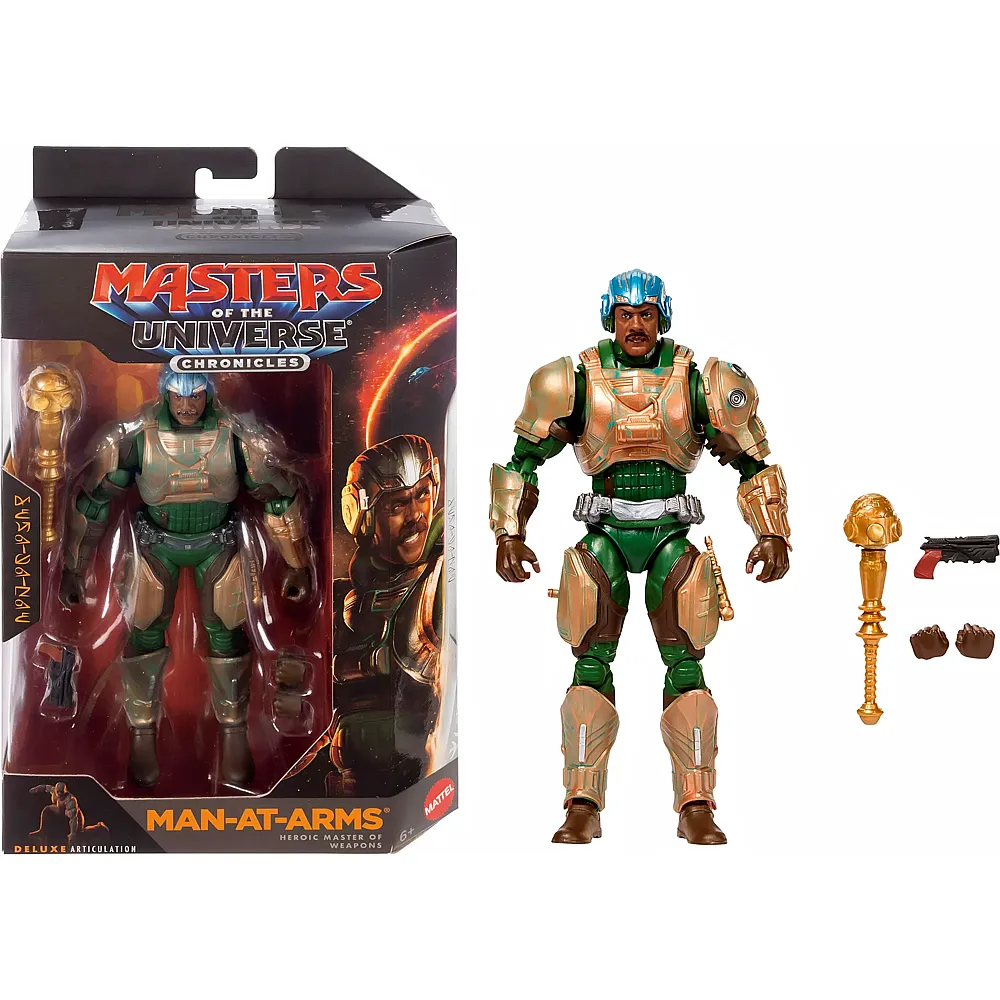 meinspielzeug - Mattel Masters of the Universe Chronicles Man-At-Arms - 14 cm | Actionfiguren