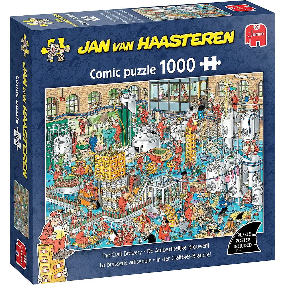 Jumbo Puzzle Jan van Haasteren In der Craftbier-Brauerei - 1000 Teile
