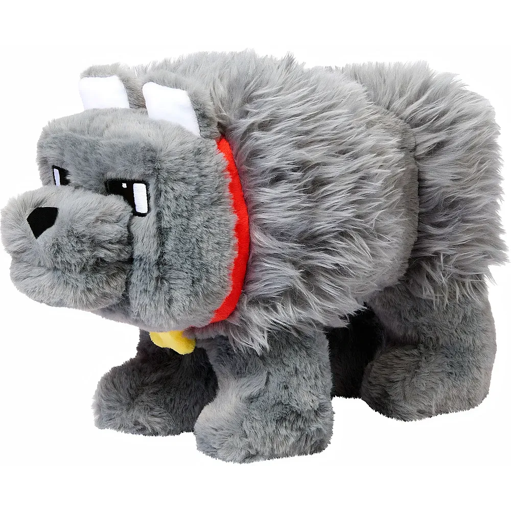 Mattel Minecraft Dennis Funktionspl�sch interaktiver Pl�schwolf, Sound,