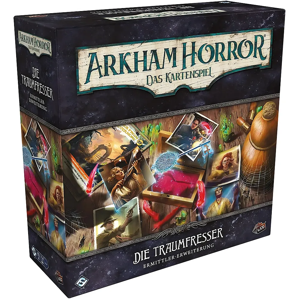 Fantasy Flight Games Arkham Horror Die Traumfresser Ermittler-Erweiterung - Deutsch