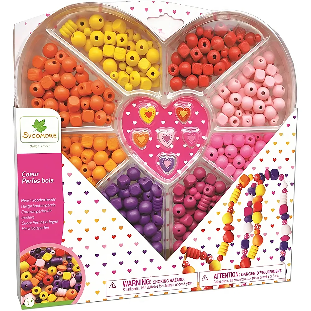 Sycomore Coffret Coeur Perles Bois fr-de-it