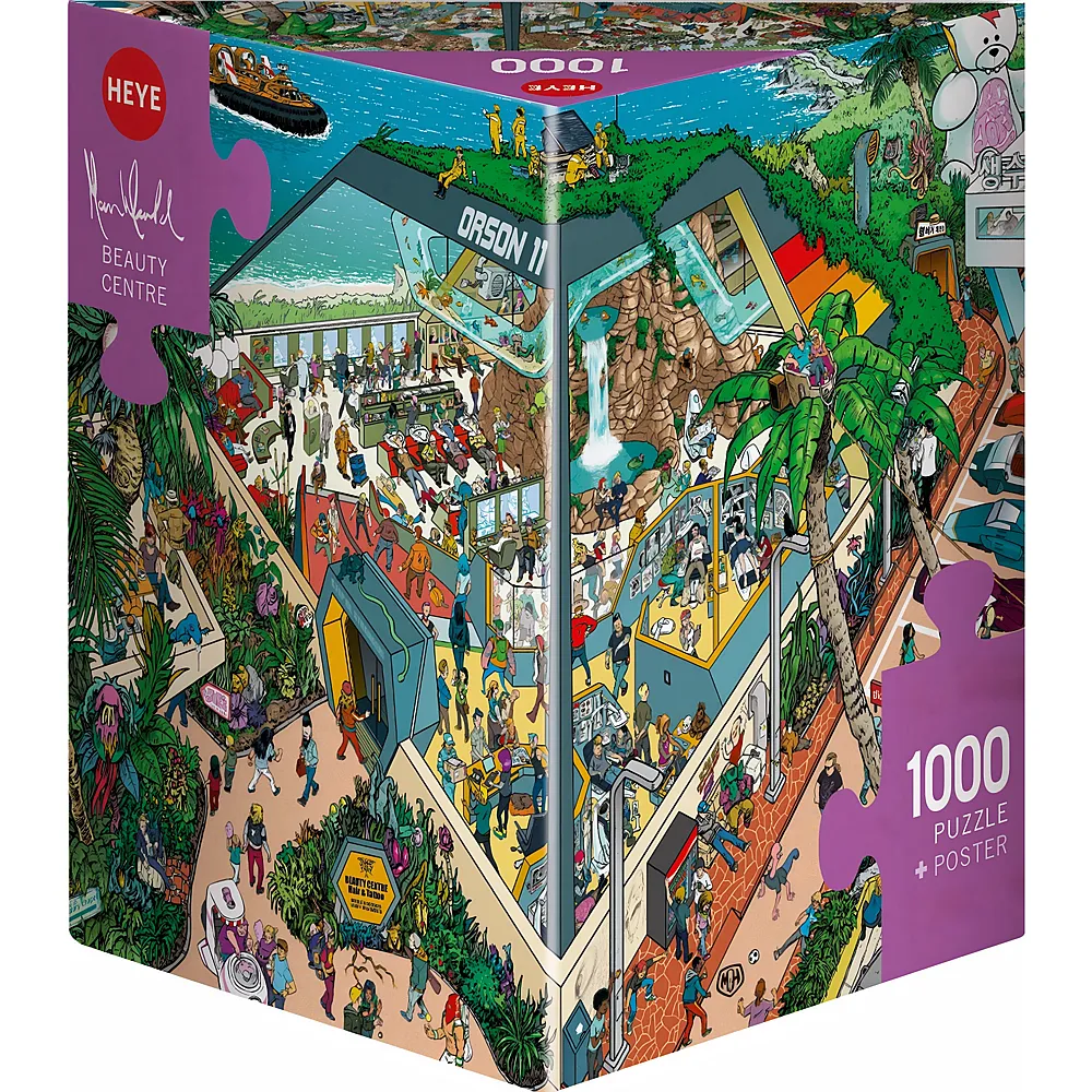 Heye Puzzle Triangular Beauty Centre - 1000 Teile