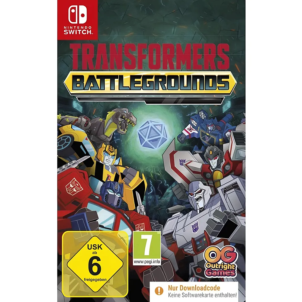 Outright Games Switch Transformers: Battlegrounds Code in a Box