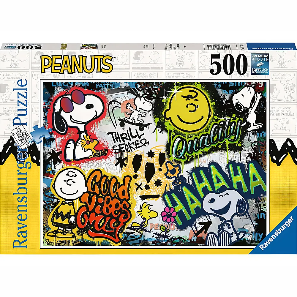 Ravensburger Puzzle Peanuts Graffiti 500Teile