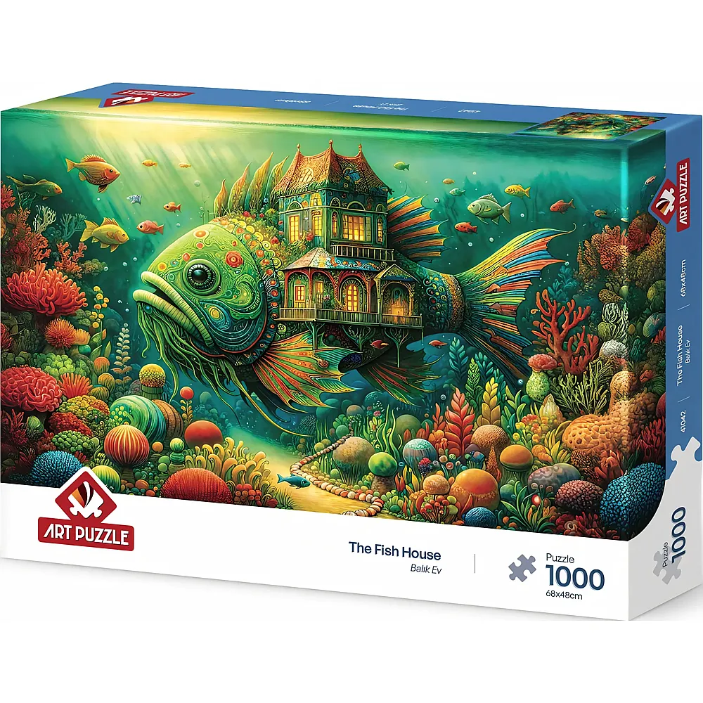 Art Puzzle Puzzle 1000 Teile Das Fischhaus