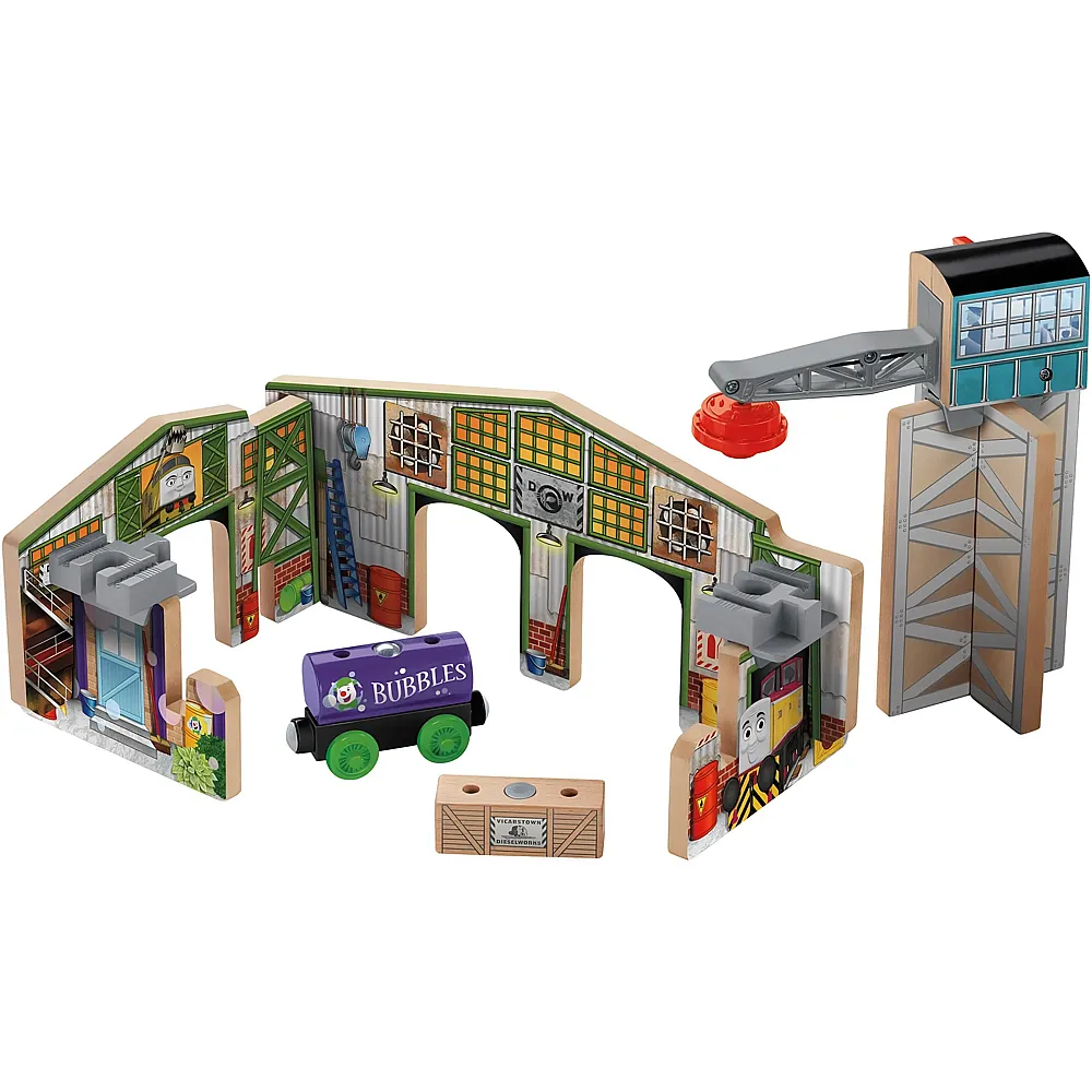 Fisher-Price Thomas Wooden Railway Build A Scene Destination