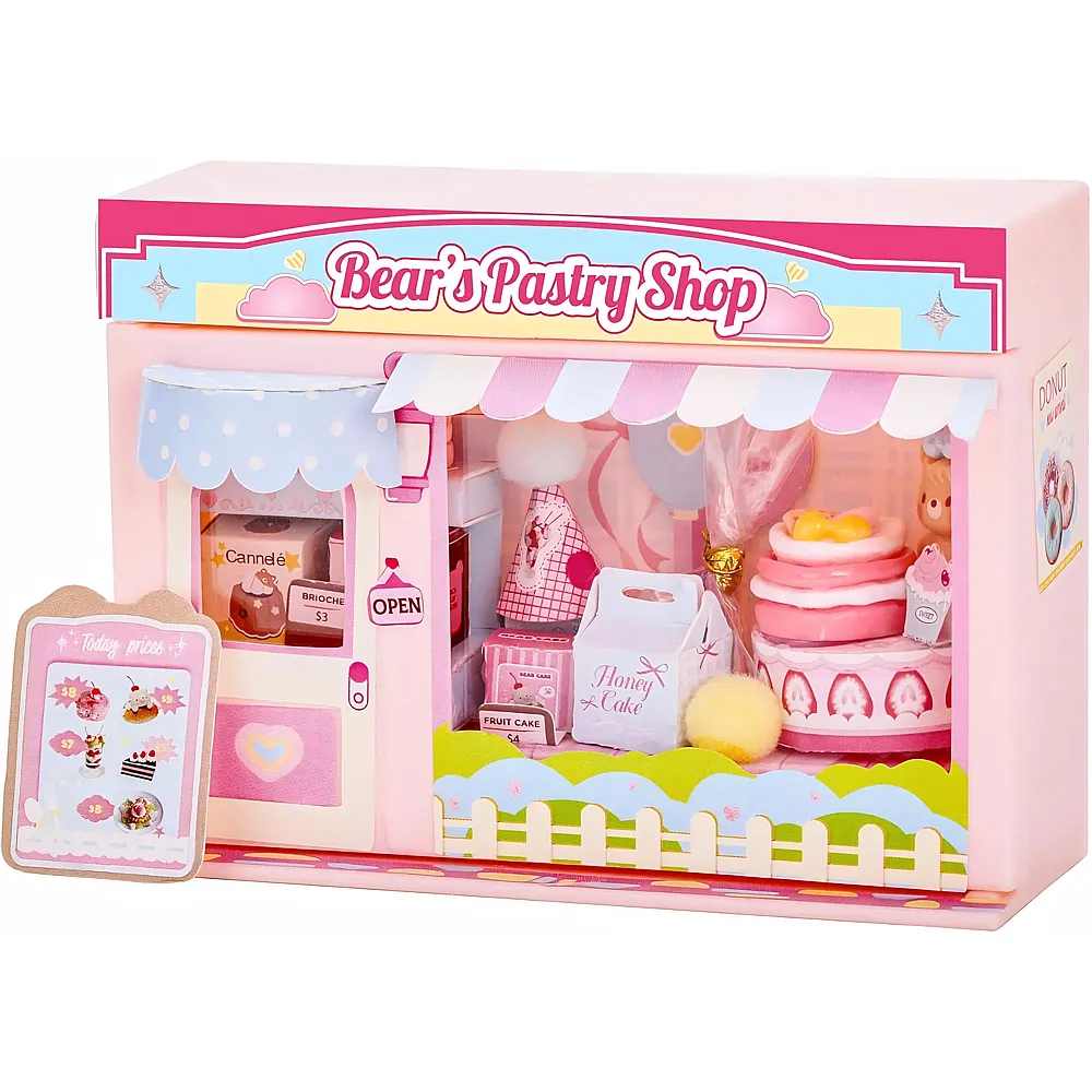 i-total Mini World Micro Shop Bear's Pastry Shop - 33 Teile