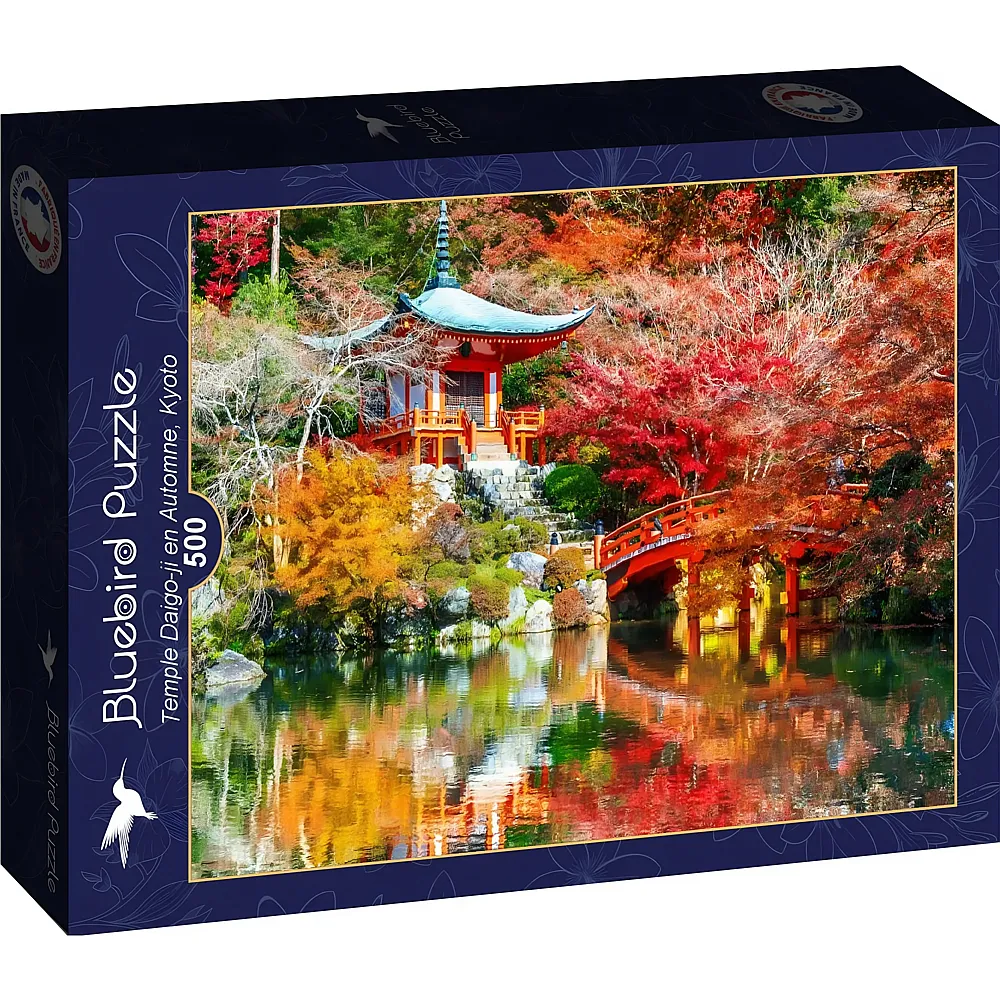 Bluebird Puzzle Temple Daigo-ji en Automne, Kyoto 500Teile