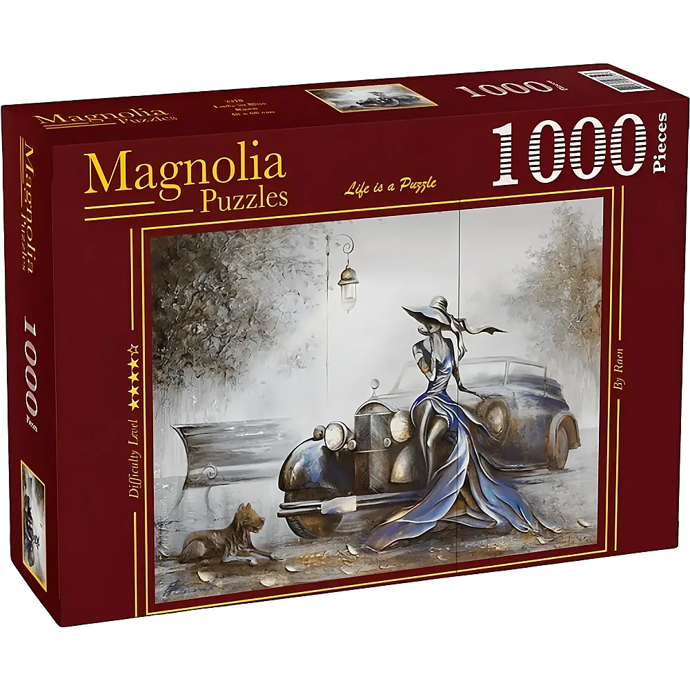 Magnolia Puzzle Lady in Blue 1000Teile