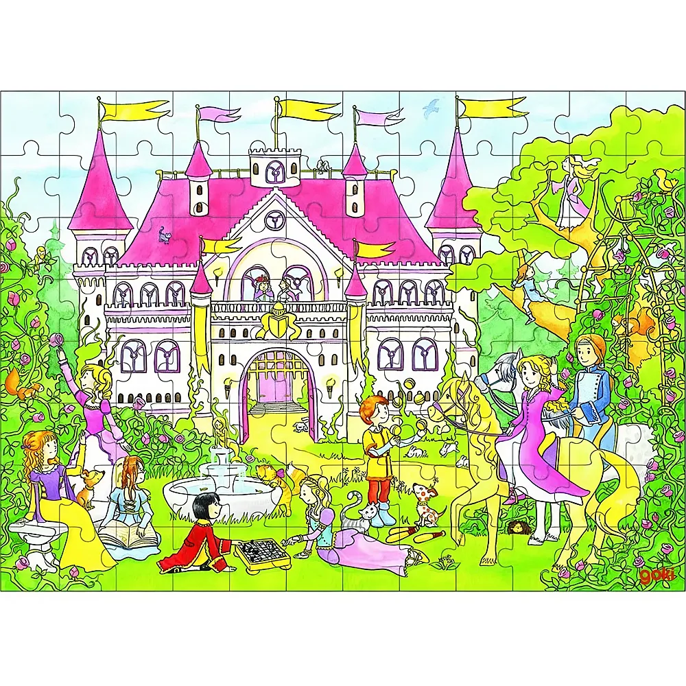 Goki Puzzle Traumschloss 96Teile