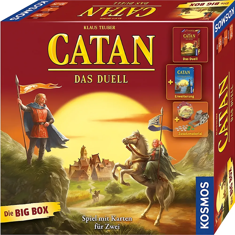 Kosmos Spiele Catan - Das Duell - Big Box | Familienspiele