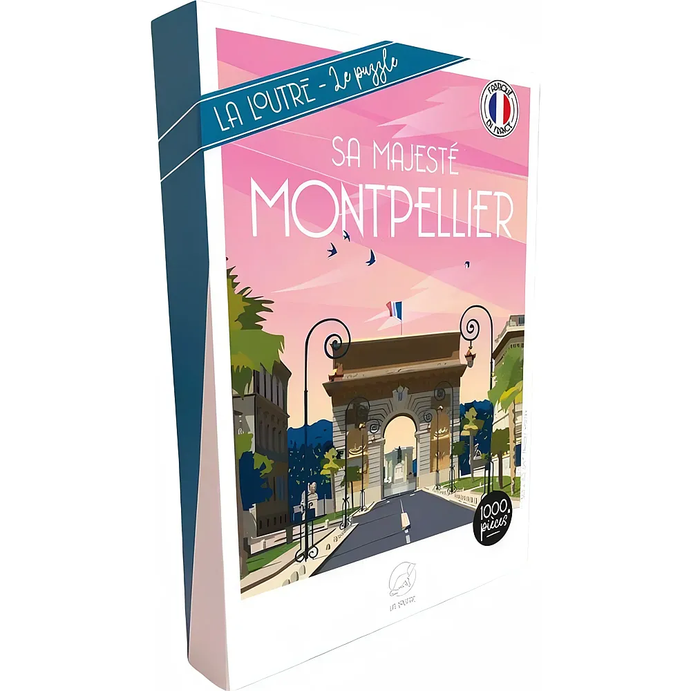La Loutre Puzzle Sa Majest� Montpellier - 1000 Teile