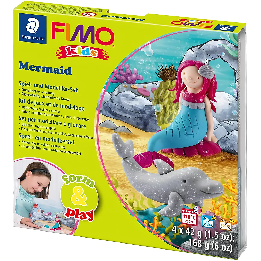 Fimo Modellier-Set Meerjungfrau