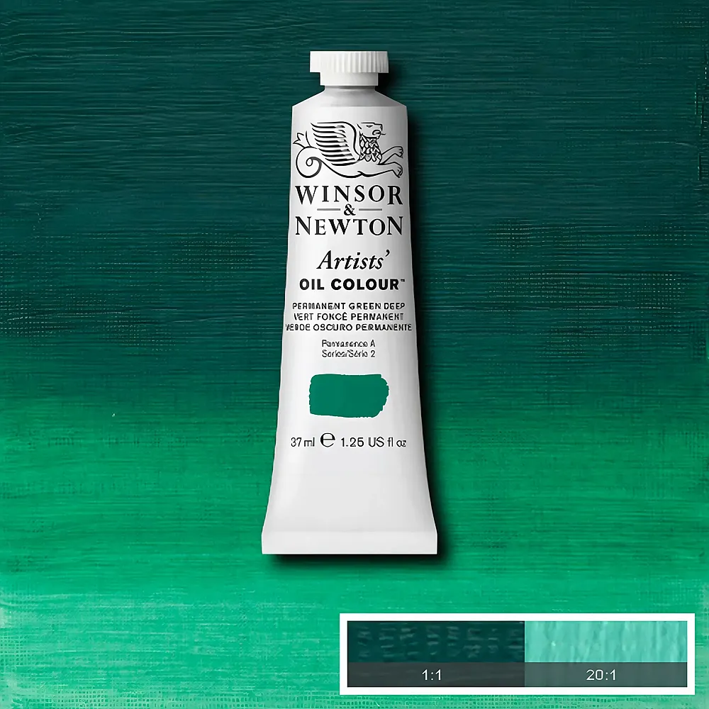 meinspielzeug - Winsor & Newton W&n Artists' lfarbe 37ml Tube Permanentgrn Dunkel