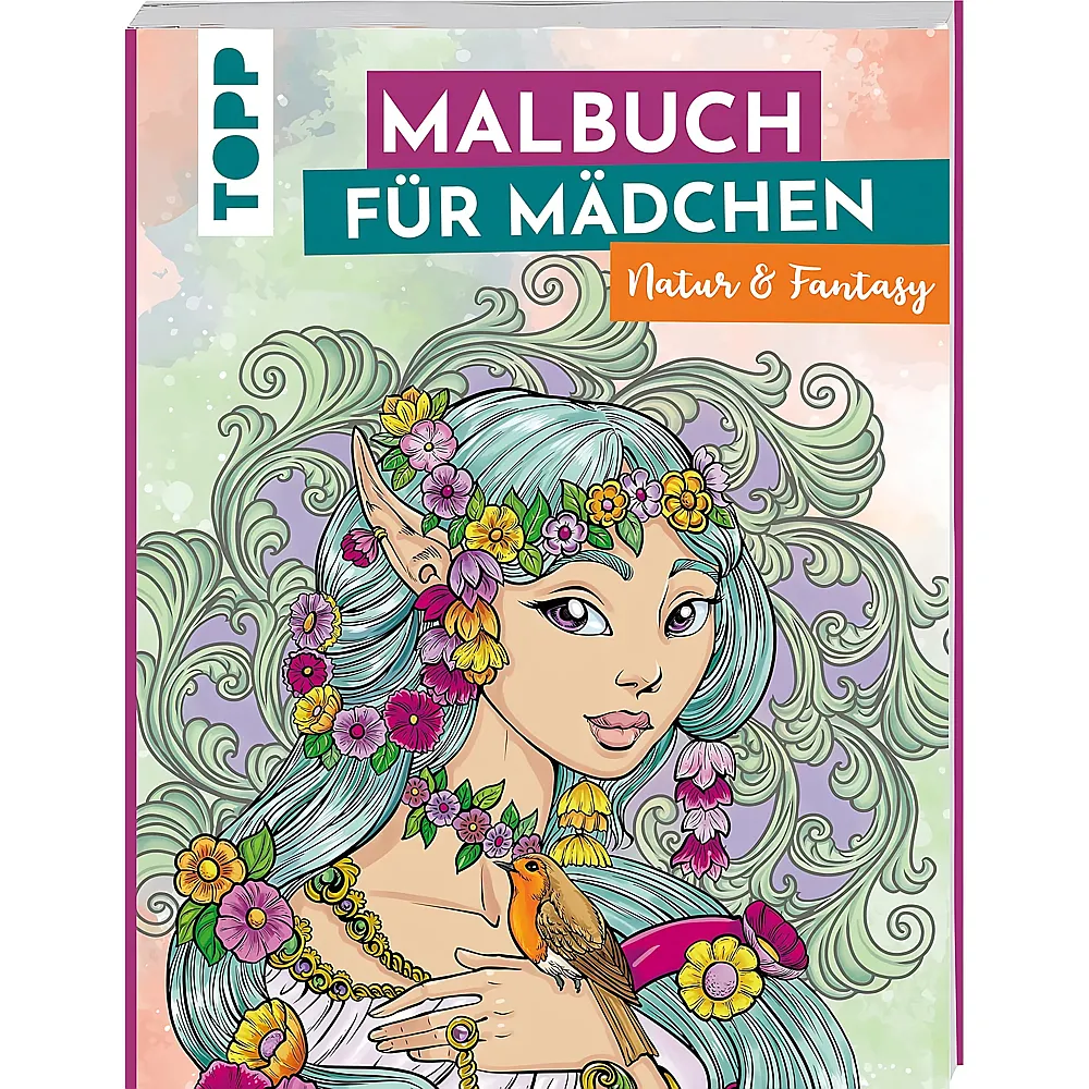 Frechverlag Topp Malbuch M�dchen Natur & Fantasy