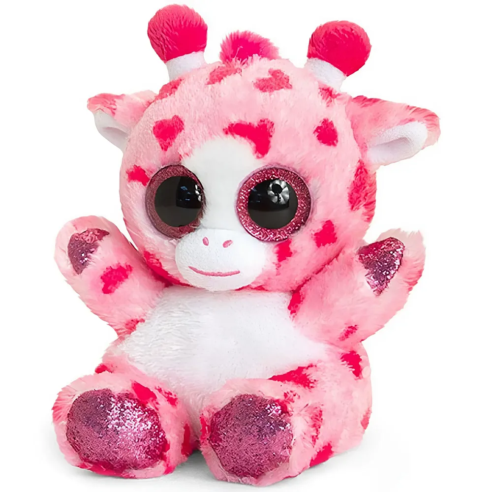 KeelToys Animotsu Giraffe Pink 15cm | Wildtiere Plsch