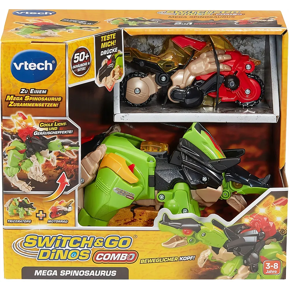 meinspielzeug - vtech Switch&Go Dinos - Combo Mega Spinosaurus