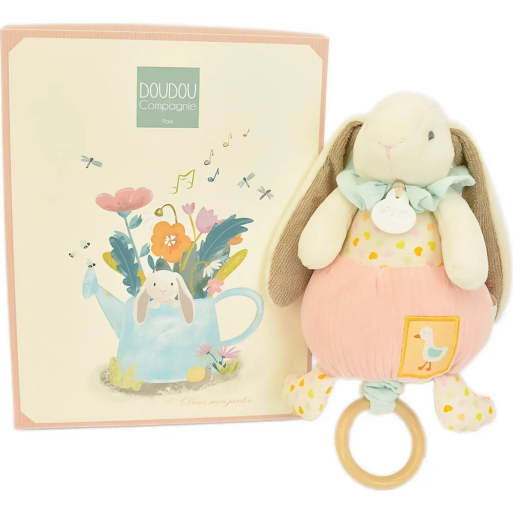 Doudou et Compagnie Hase Musikspieluhr - 20 cm | Spieluhren
