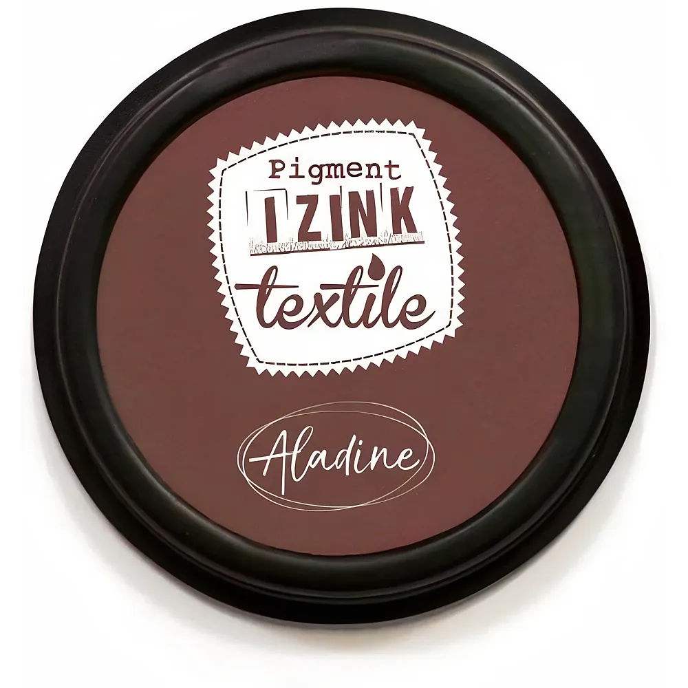 Aladine Izink Textilstempelkissen Braun - Stempelsets
