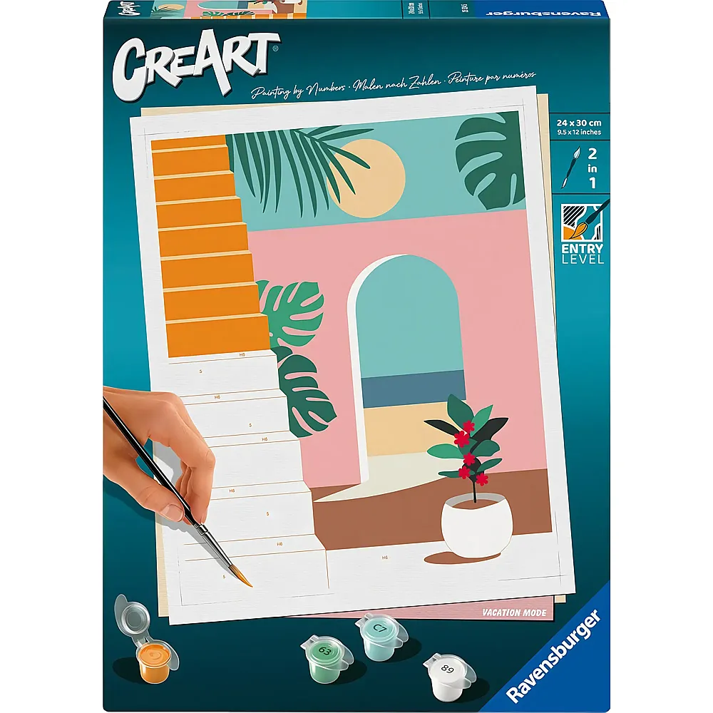 Ravensburger CreArt Malen nach Zahlen - Vacation Mode