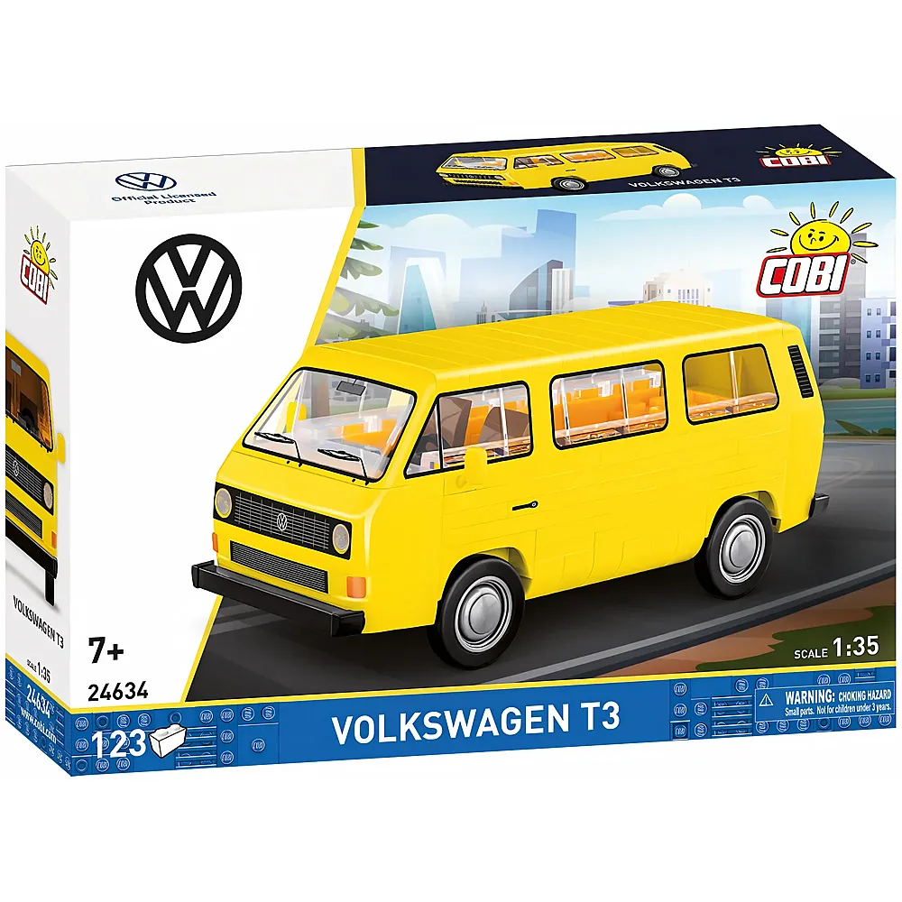COBI VW Volkswagen Transporter T3 1979 Gelb 24634
