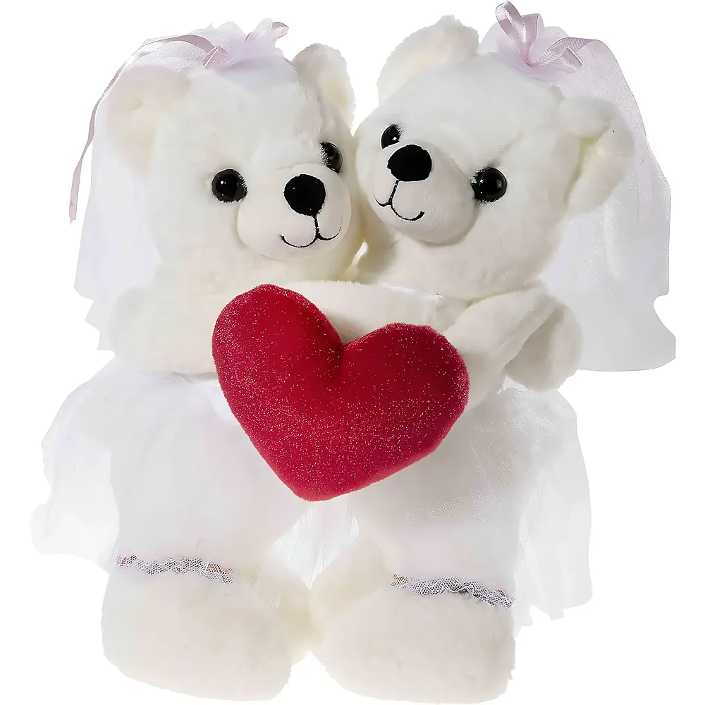 Heunec Hochzeitsb�renpaar B�rin und B�rin - 30 cm - B�ren Pl�sch