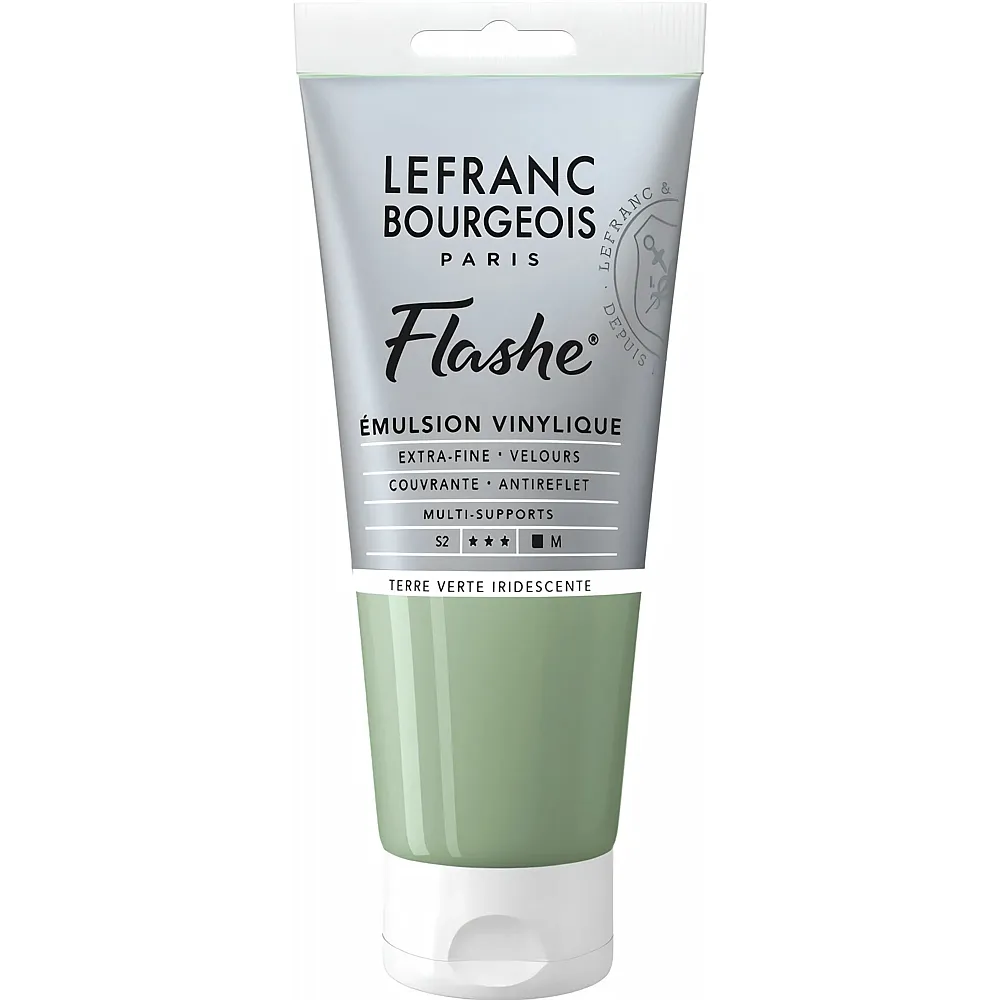 Lefranc Bourgeois Lfb Flashe Acryl 80ml Tube Irisierende Grne Erde - Suche