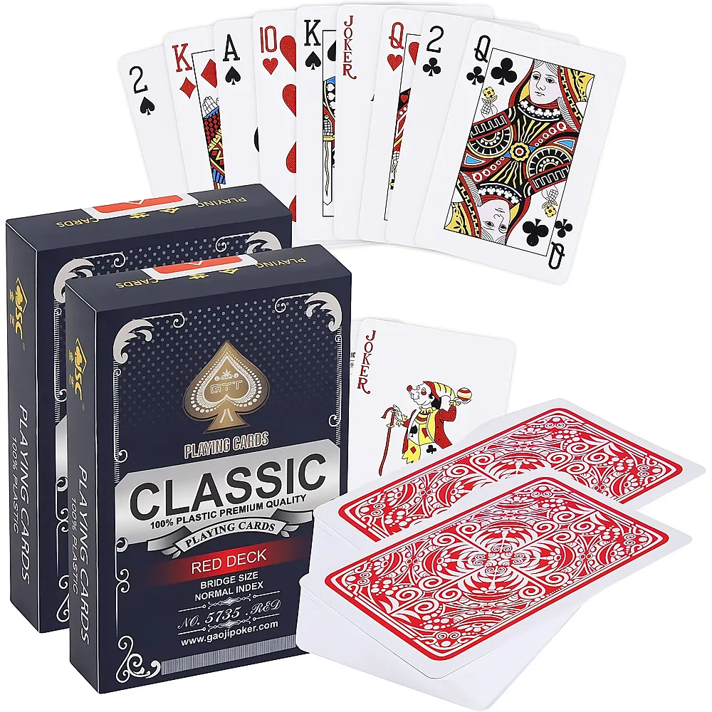 Generic Bridge & Poker Duo Pack Rot