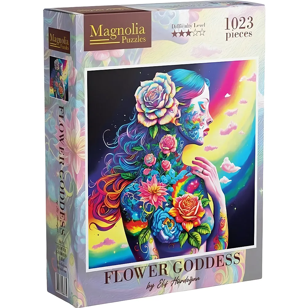 Magnolia Puzzle Elif H�rdogan Flower Goddess 1023Teile