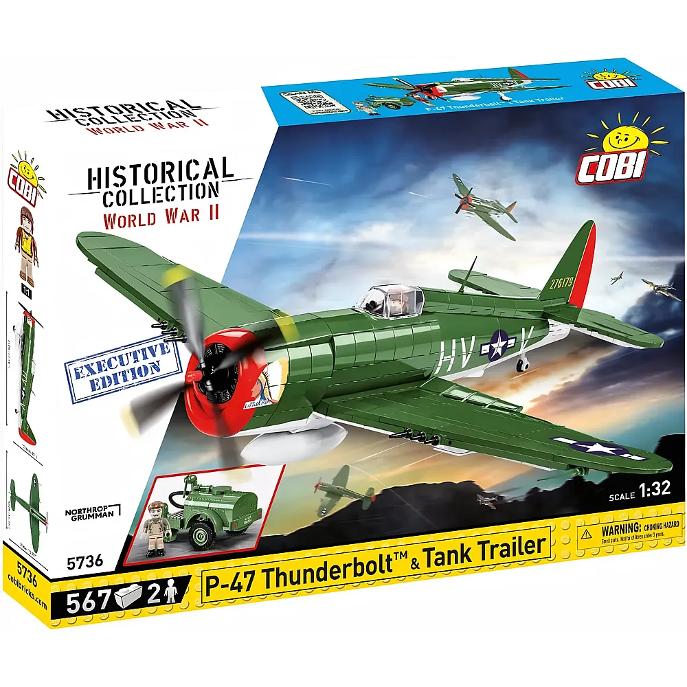 COBI P-47 Thunderbolt & Tank Trailer