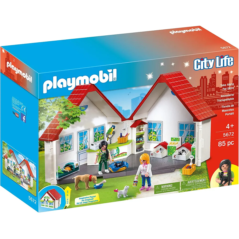 PLAYMOBIL City Life Take Along Tierklinik 71396