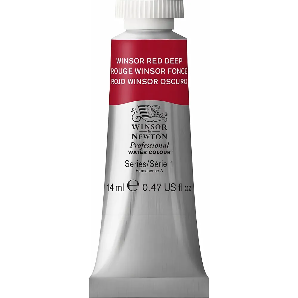 Winsor & Newton Professional Water Colour Aquarellfarbe Winsorrot Dunkel - 14 ml | Farbe & Kreide