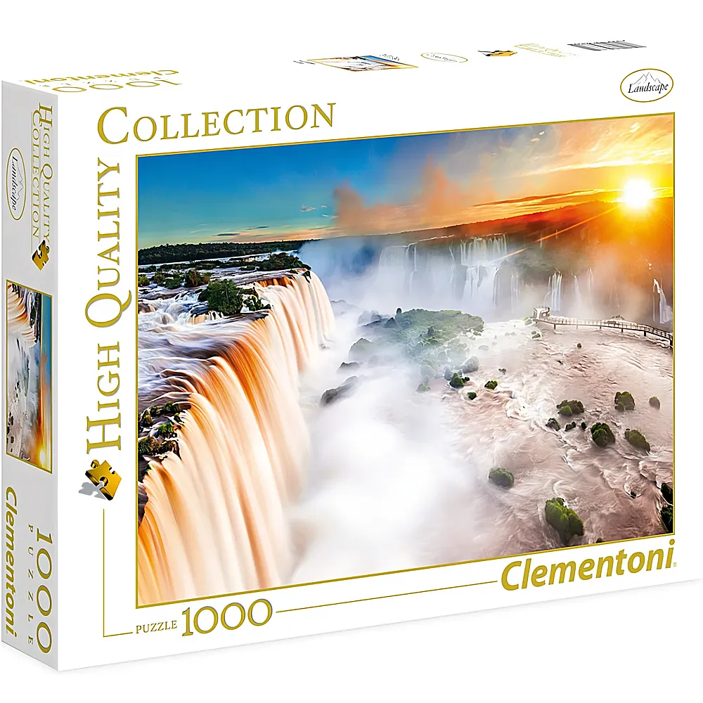 Clementoni Puzzle High Quality Collection Wasserfall 1000Teile