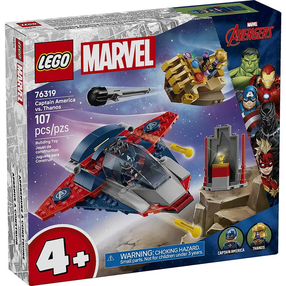 LEGO Marvel Super Heroes Avengers Captain America vs. Thanos 76319