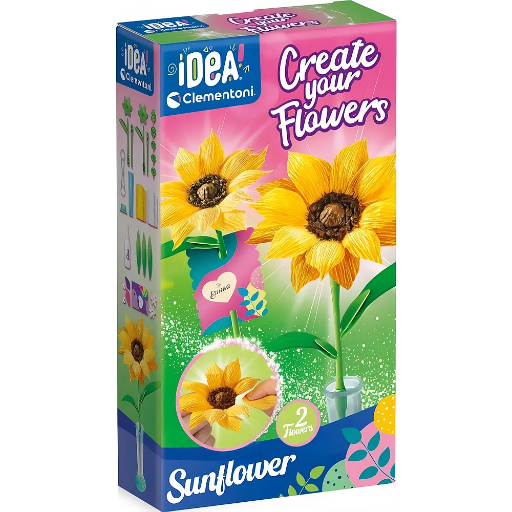 Clementoni Idea Make your Flower Set Sonnenblume