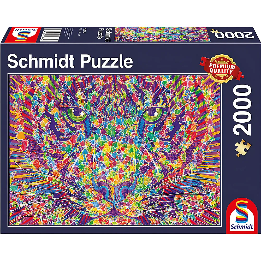 Schmidt Puzzle Wild at Heart Tiger 2000Teile