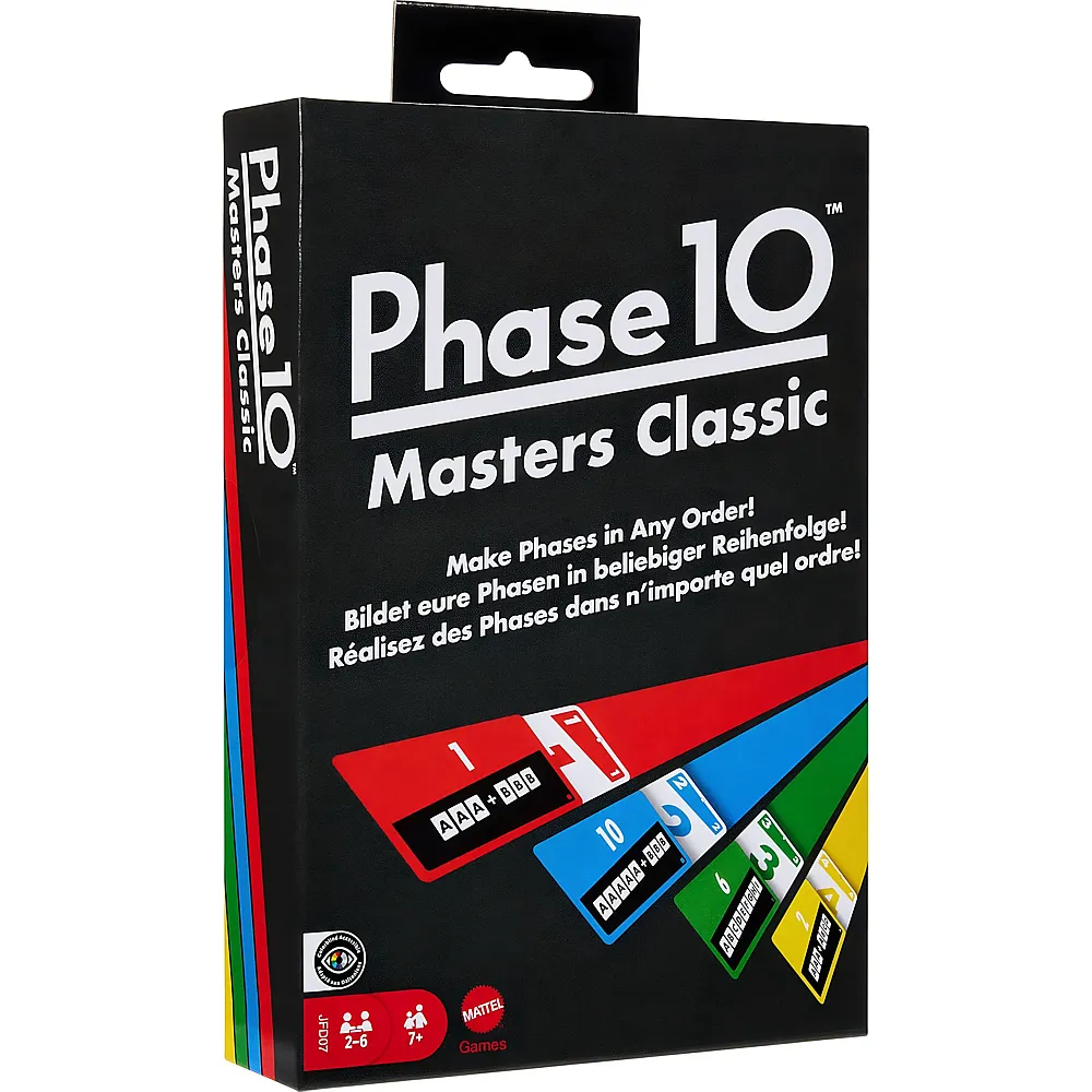 Mattel Games Phase 10 Masters Classic