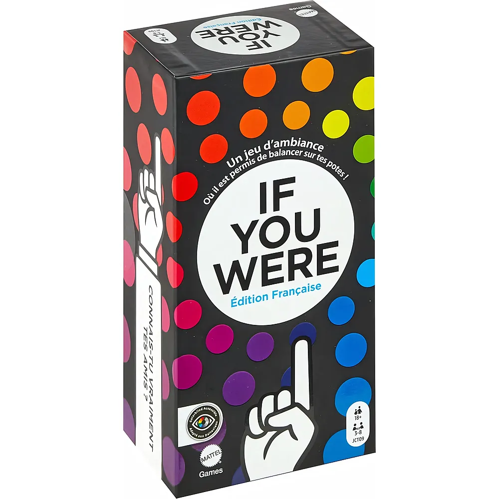Mattel Games If You Were a Party Game F