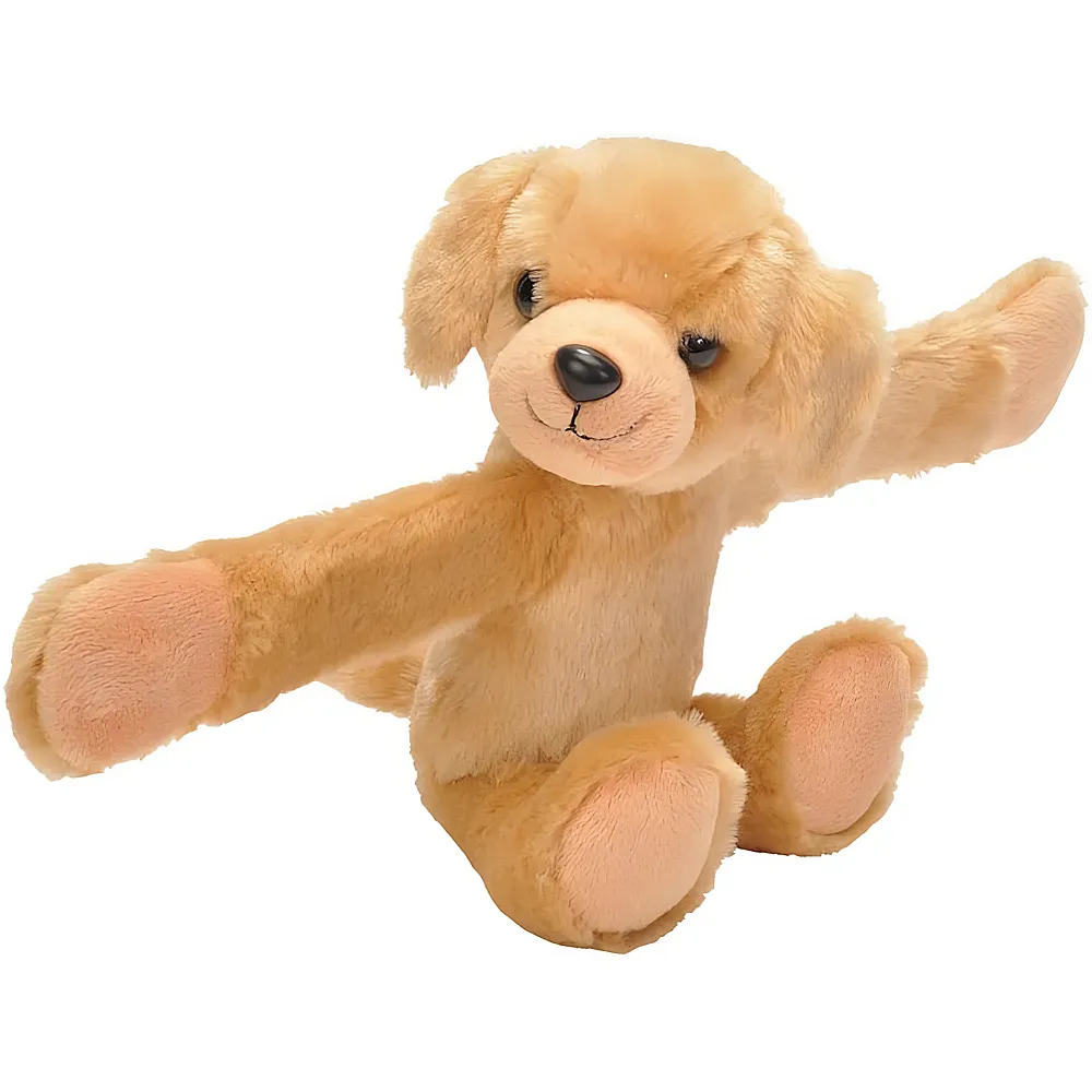 Wild Republic 18096  Huggers Peluches Pl�schtier mit Schnapparmband, Gelber Labrador - Suche