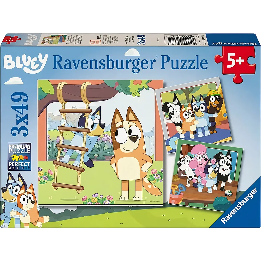 Ravensburger Puzzle 3in1 Bluey - 49 Teile