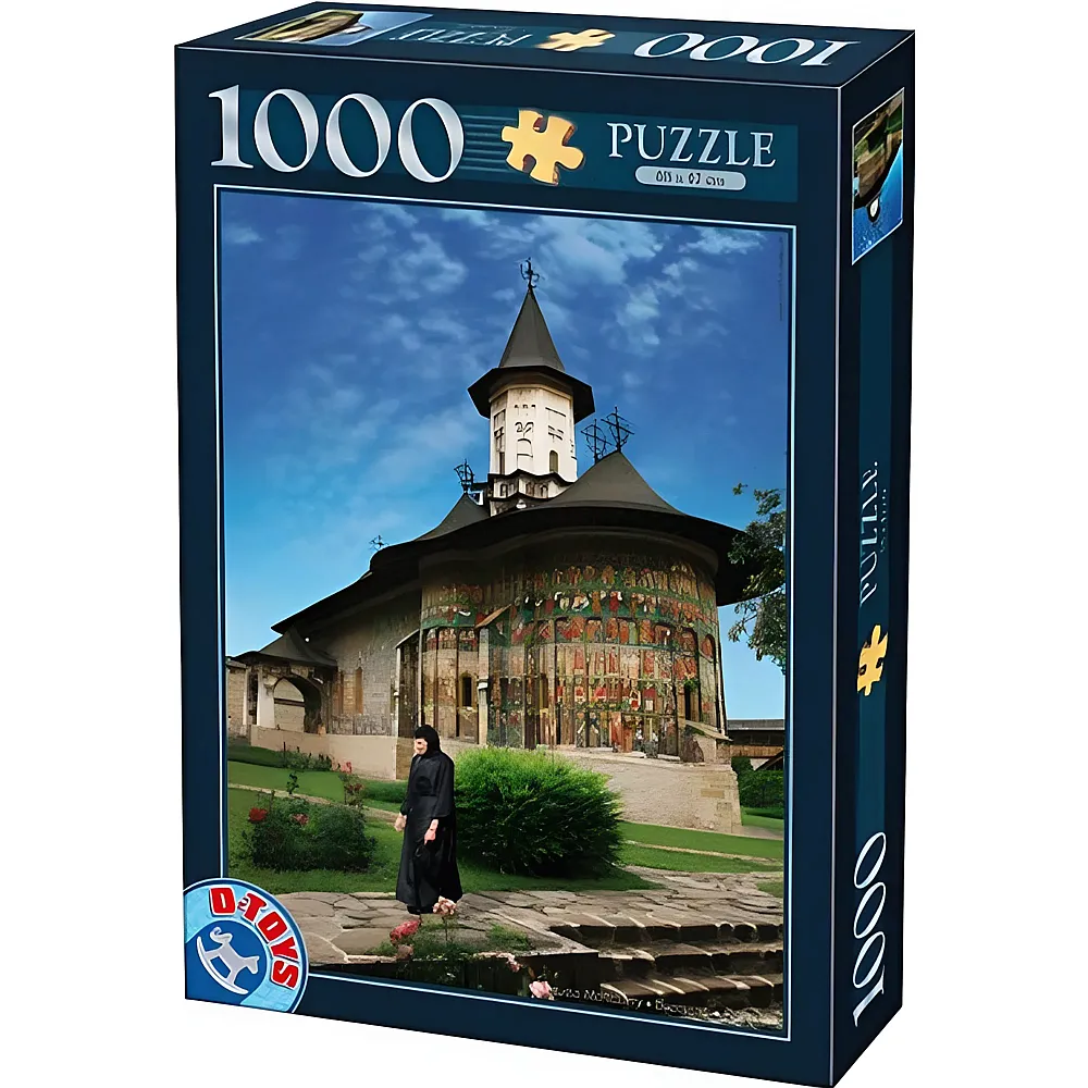 DToys Puzzle Romania : Sucevite Monastery - 1000 Teile