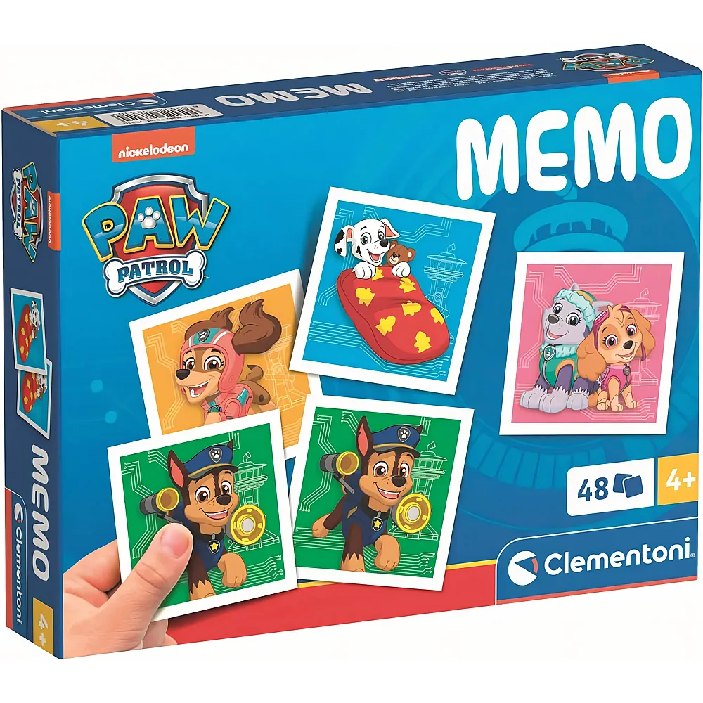 Clementoni Spiele Memo Paw Patrol