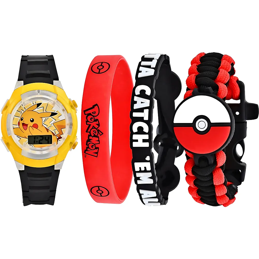 Accutime LCD Uhr Geschenkset Pok�mon