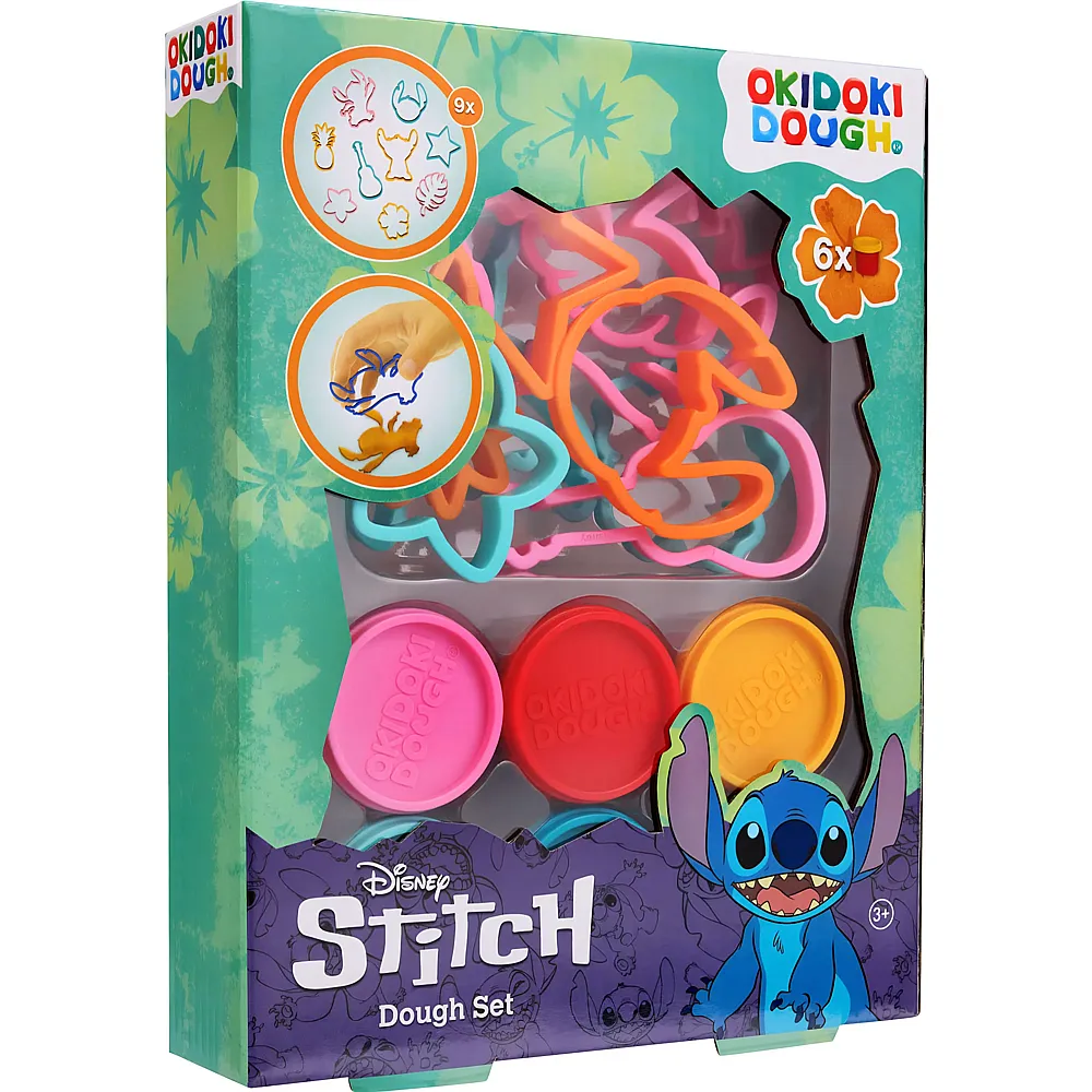 Canenco Lilo & Stitch Knete mit Stitch-Formen