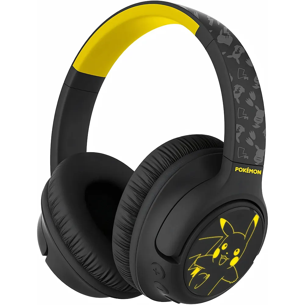 OTL Technologies Pok�mon Kabellose Kopfh�rer Pokemon Pikachu faltbar mit LED-Licht