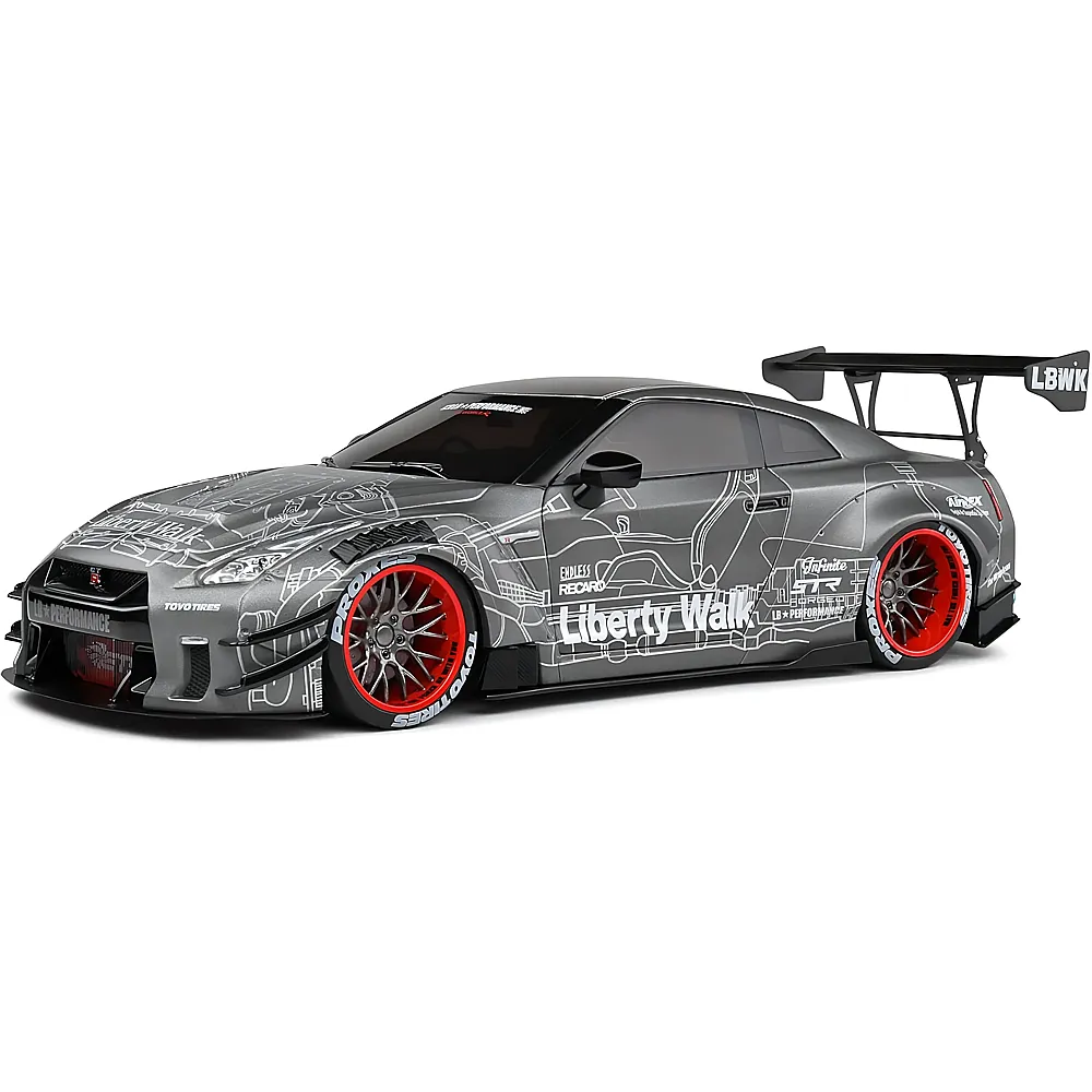 Solido 1:18 Nissan GT-R R35 2020 Schwarz