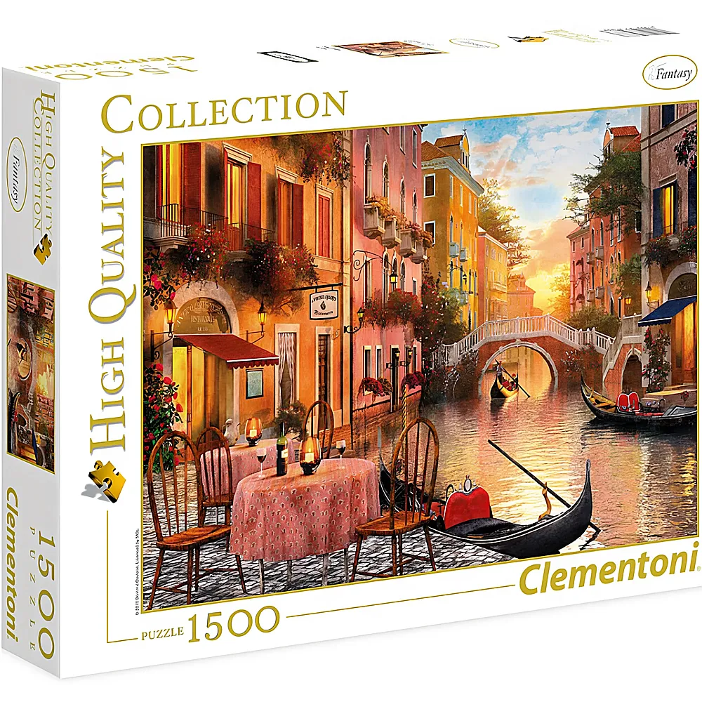 Clementoni Puzzle High Quality Collection Venedig 1500Teile