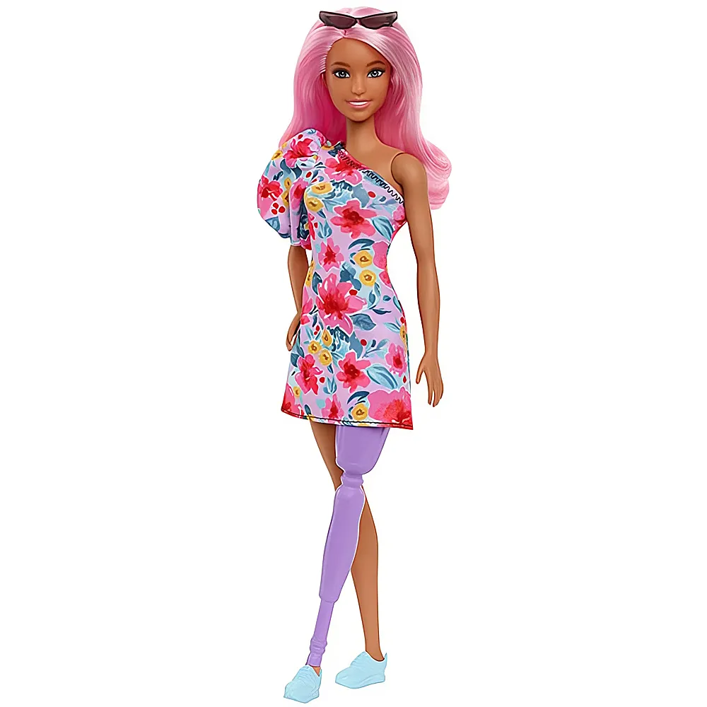 Barbie Fashionistas Puppe Floral One-Shoulder Prosthetic