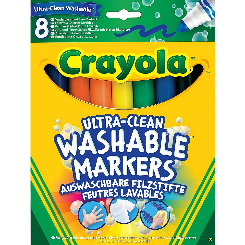 Crayola Marker Auswaschbar Ultra 8Teile